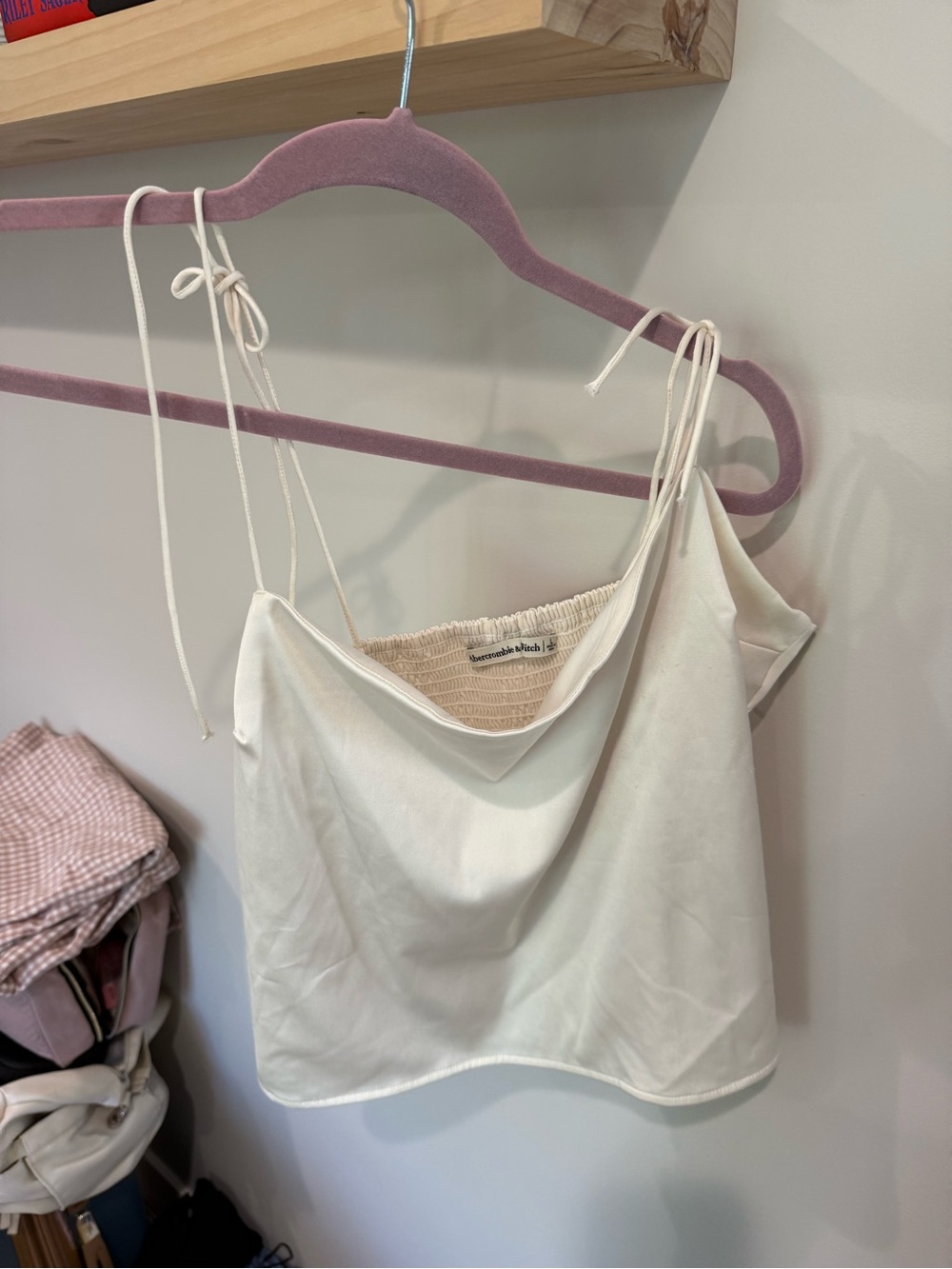 Abercrombie & Fitch Cream tank top
